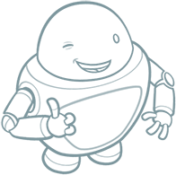 NameRobot mascot NameRo